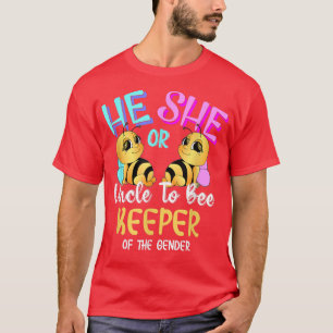 T-shirt Son oncle à être gardien de la révélation de genre