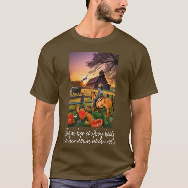 T-shirt Son pays (Devant)