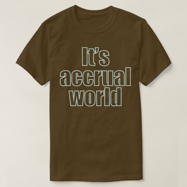 T-shirt Son Plan du monde des provisions (Design devant)