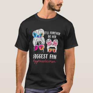 T-shirt Son Plus Grand Fan Gymnastique Maman D'Une Mama Gy