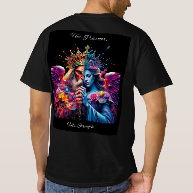 T-shirt Son Protecteur Sa Force (Dos)