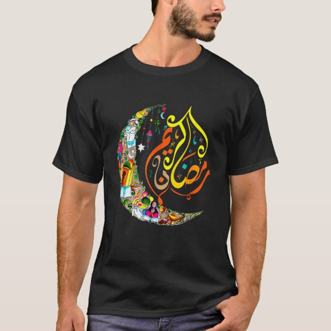 T-shirt Son Ramadan musulman Aïd Moubarak islamique Rama h (Devant)