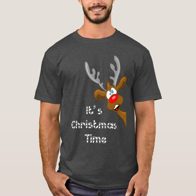 T-shirt Son rétro Christmasime (Devant)