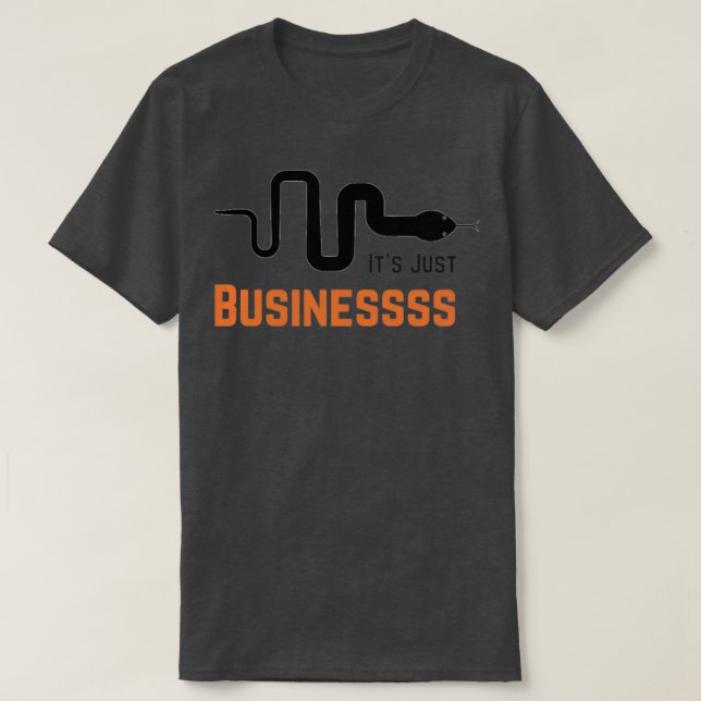 T-shirt Son Serpent McCombs Juste Pour Affaires (Design devant)