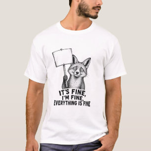 T-shirt Son Signe de Renard Fin