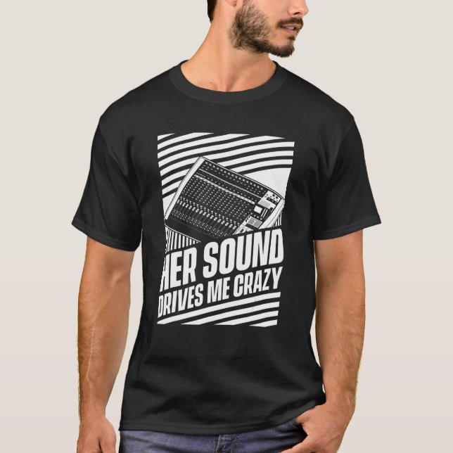 T-shirt Son Son M'ensorcelle Ingénieur du Son de Studio H (Devant)