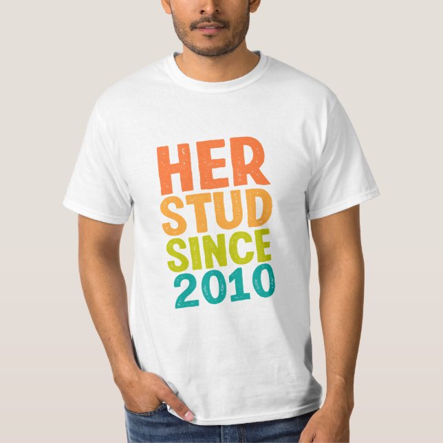 T-shirt Son Stud Depuis 2010 (Devant)