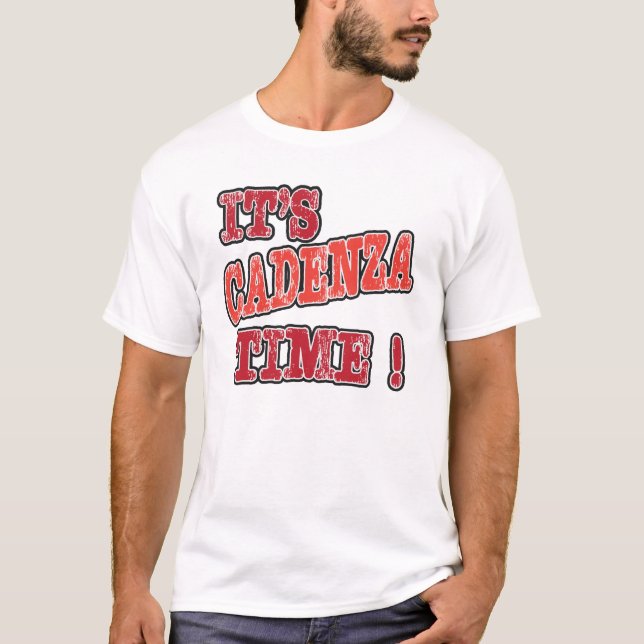 T-shirt Son temps de cadence (Devant)
