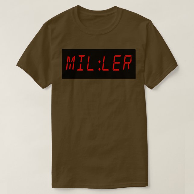 T-shirt Son temps Miller (Design devant)