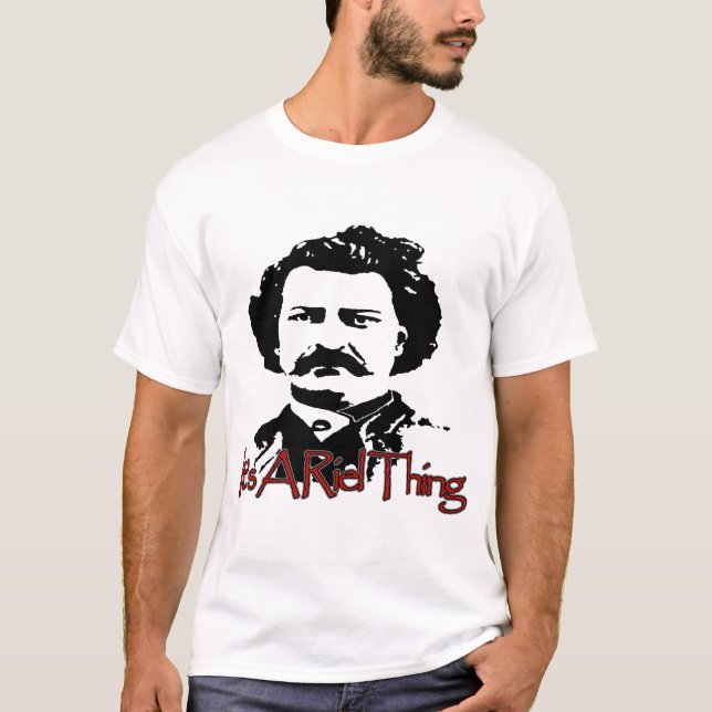 T-SHIRT SON UNE CHOSE DE RIEL (Devant)