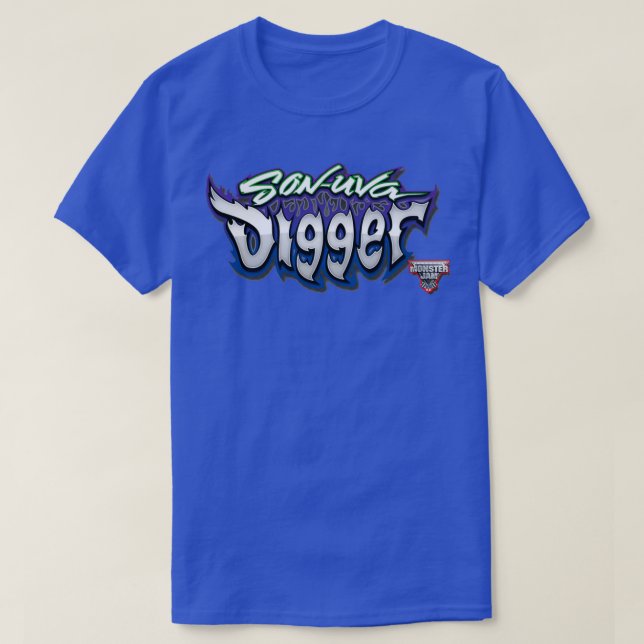 T-shirt son uva digger (Design devant)