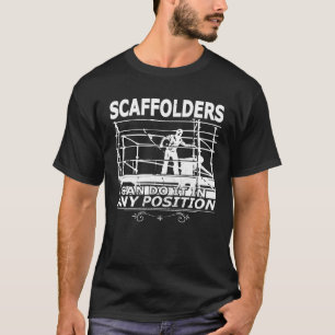 T-shirt Sondage des échafaudages des ouvriers de la constr