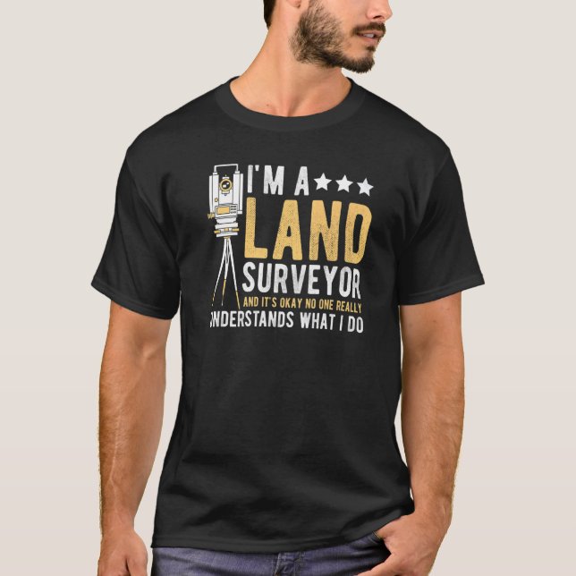 T-shirt Sondage sur les terres Sondage professionnel sur l (Devant)