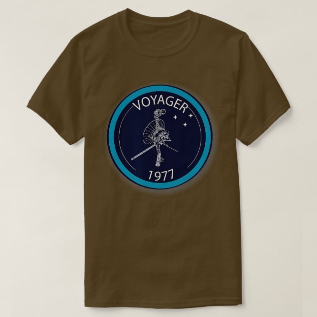 T-shirt sonde satellite Voyager 1977 Espace (Design devant)