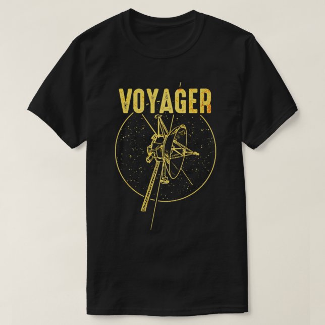 T-shirt sonde spatiale interstellaire Voyager8 (Design devant)