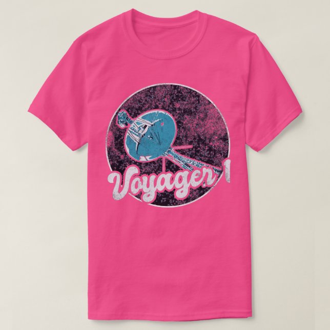 T-shirt sonde spatiale interstellaire Voyager 11 (Design devant)