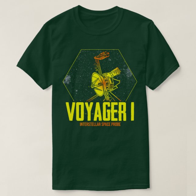T-shirt sonde spatiale interstellaire Voyager 11 (Design devant)