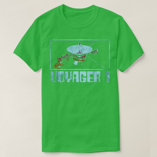 T-shirt sonde spatiale interstellaire Voyager 1 9 (Design devant)