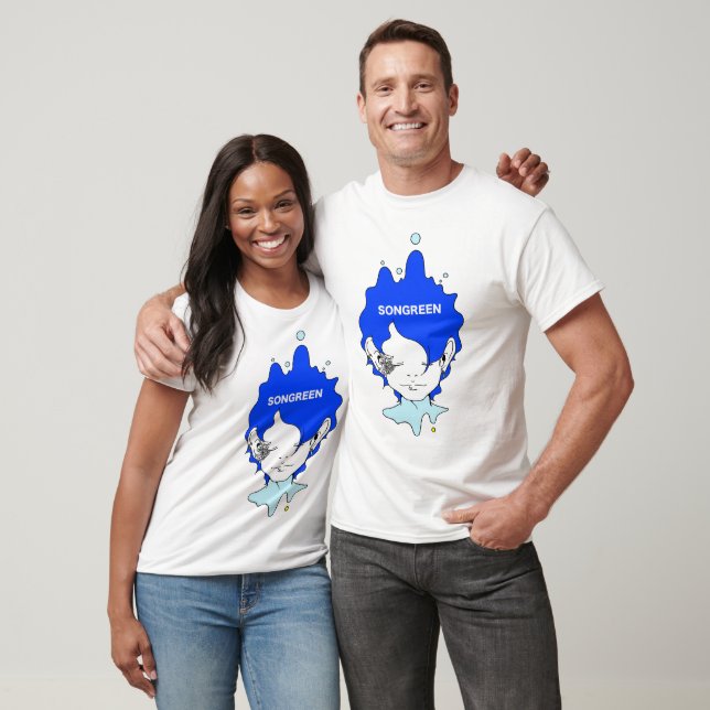 T-SHIRT SONGREEN×BLUE (Unisexe)