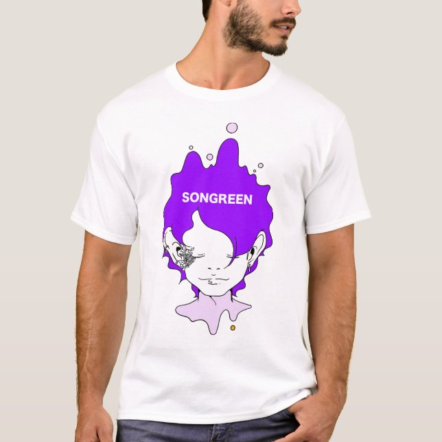 T-SHIRT SONGREEN×PURPLE (Devant)