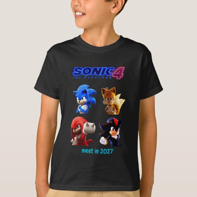 T-shirt Sonic 4 pour enfants (Devant)