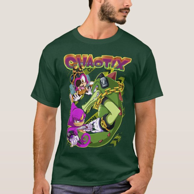 T-shirt Sonic Heroeséam CHAOTIX (Devant)