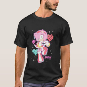 T-shirt Sonic The Hedgehog Valentine s Day Cute Amy Rose R