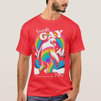 T-shirt Sonne Gay Im Dans Les Couleurs De Fierté