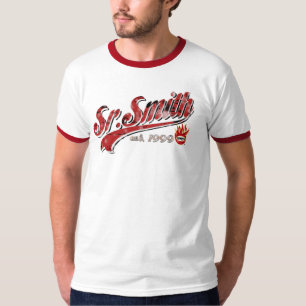 T-shirt Sonnerie de base-ball de Sr.Smith