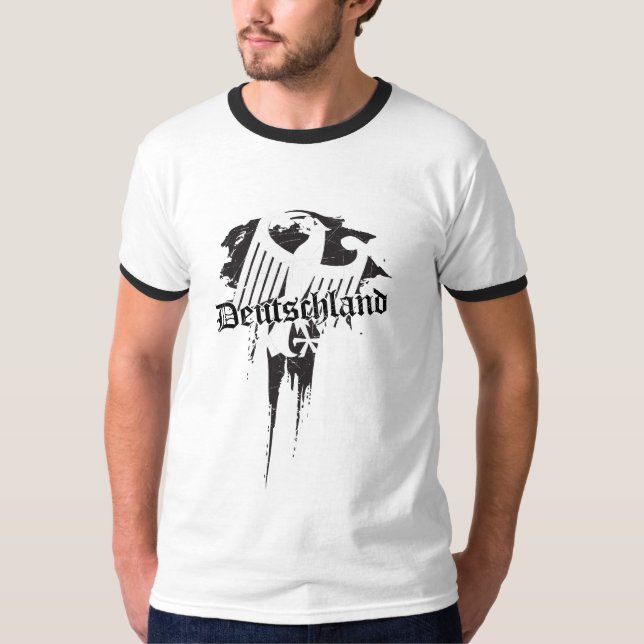 T-shirt Sonnerie de grunge du Deutschland (Devant)