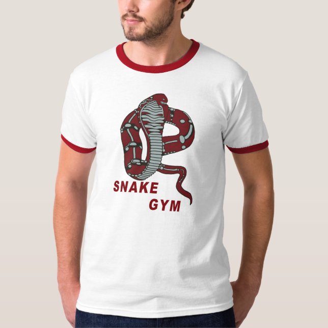 T-shirt Sonnerie de gymnase de serpent (Devant)