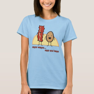 T-shirt Sonnerie d'oeufs et de filles de lard