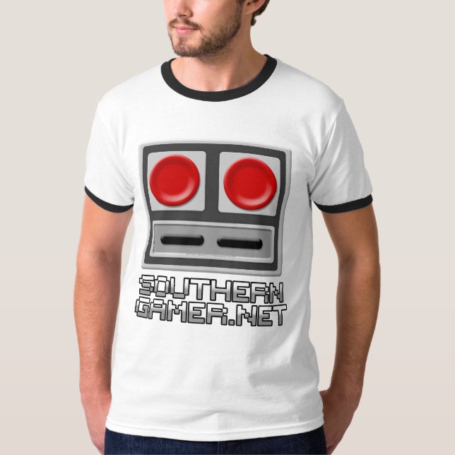 T-shirt Sonnerie du sud de Gamer (Devant)