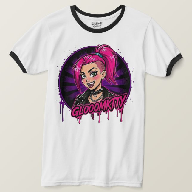 T-Shirt Sonnerie Gloomkitty (Design devant)