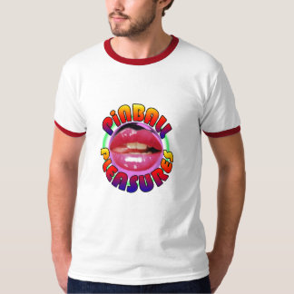 T-shirt Sonnerie rouge T de plaisirs de flipper