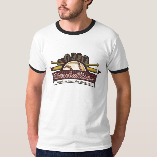 T-shirt Sonnerie "T " de Baseballisms (Devant)