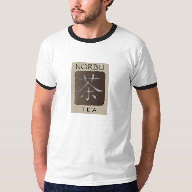 T-shirt Sonnerie T de logo de thé de Norbu (Devant)