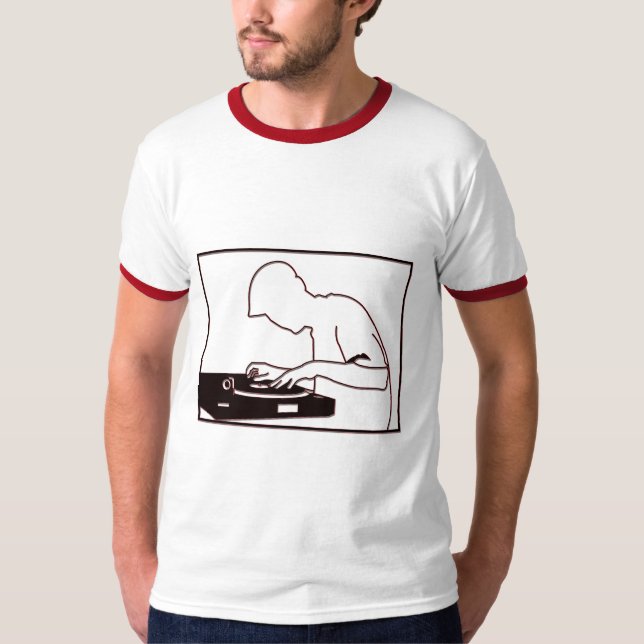 T-shirt Sonnerie T du DJ (Devant)