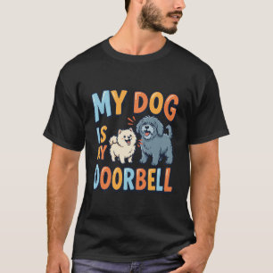 T-shirt Sonnette Drôle pour Chien Amateur d'Animaux