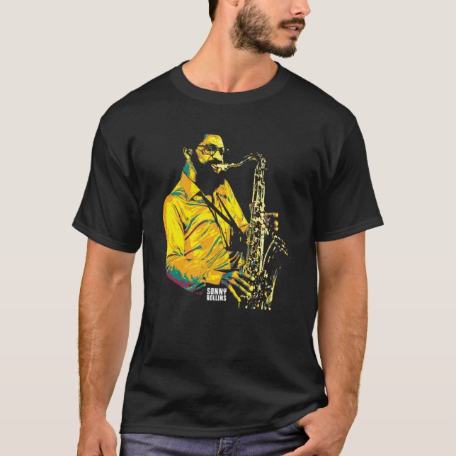 T-shirt Sonny Rollins. Walter Theodore Rollins v.7 (Devant)