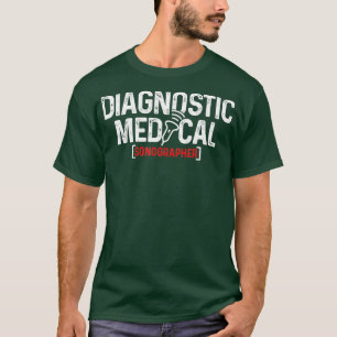 T-shirt Sonographie diagnostique Médicale Échographie par