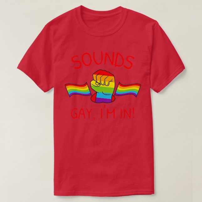 T-shirt Sons Drôle Gay Im Dans LGBTQ+ Rainbow Flags Gay Pr (Design devant)