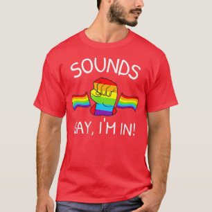 T-shirt Sons Drôle Gay Im Dans LGBTQ+ Rainbow Flags Gay Pr