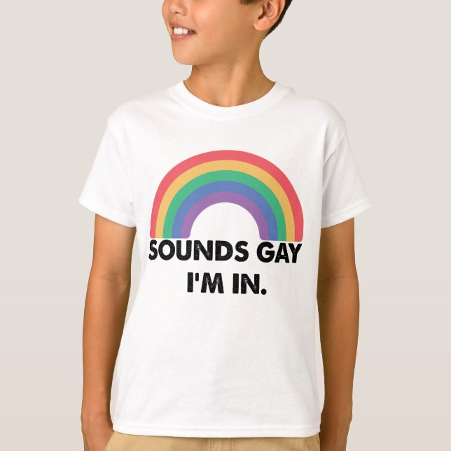 T-shirt Sons Gay Im Dans Rainbow Prith Mois Gay (Devant)