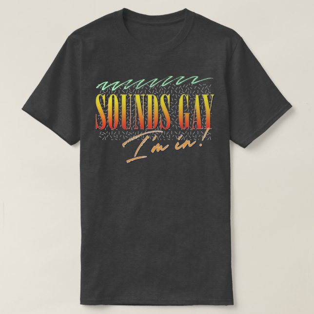 T-shirt Sons Gay Im En Style Rétro Design Original 1 (Design devant)