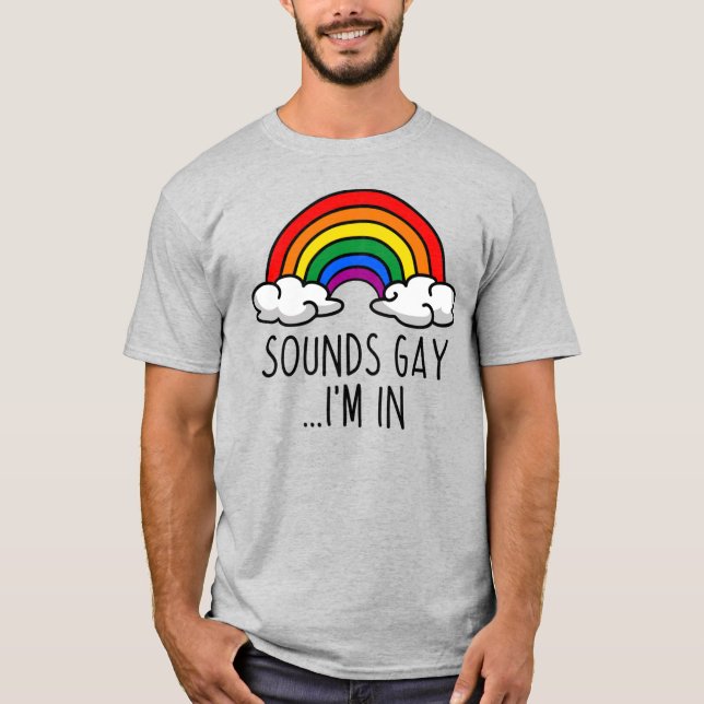 T-SHIRT SONS GAY JE SUIS DANS (Devant)