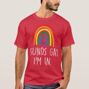 T-shirt Sons Gay Je suis dans un Slogan drôle pour la fier