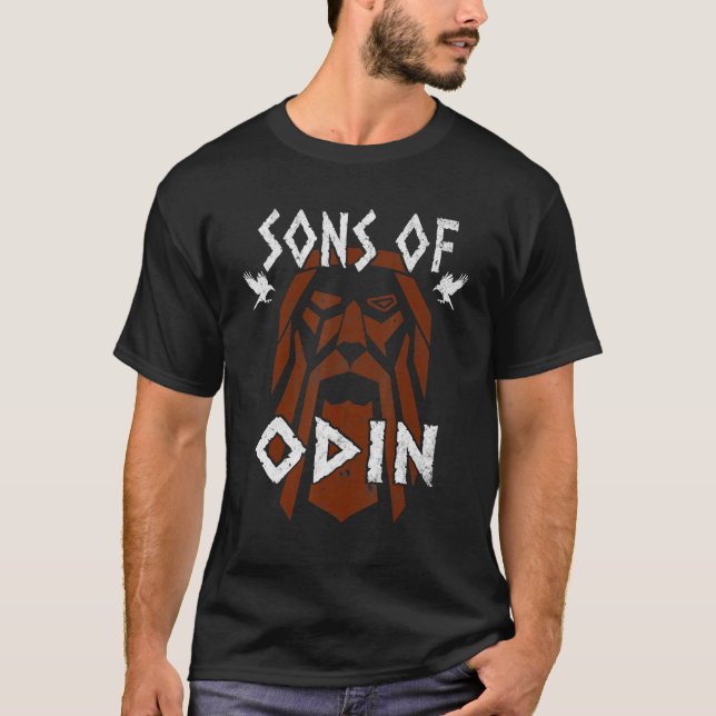 T-shirt Sons of Odin Vikings Valhalla Viking (Devant)
