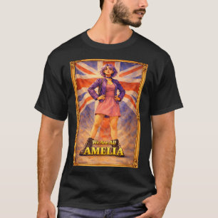 T-shirt Sont amelia union jack vintage britannique royaume