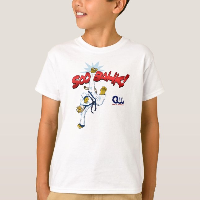 T-shirt Soo Bahk ! Tiger Kick (Devant)